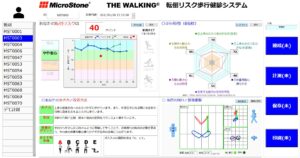 転倒リスク歩行健診システム　MVP-WS2-S-WE