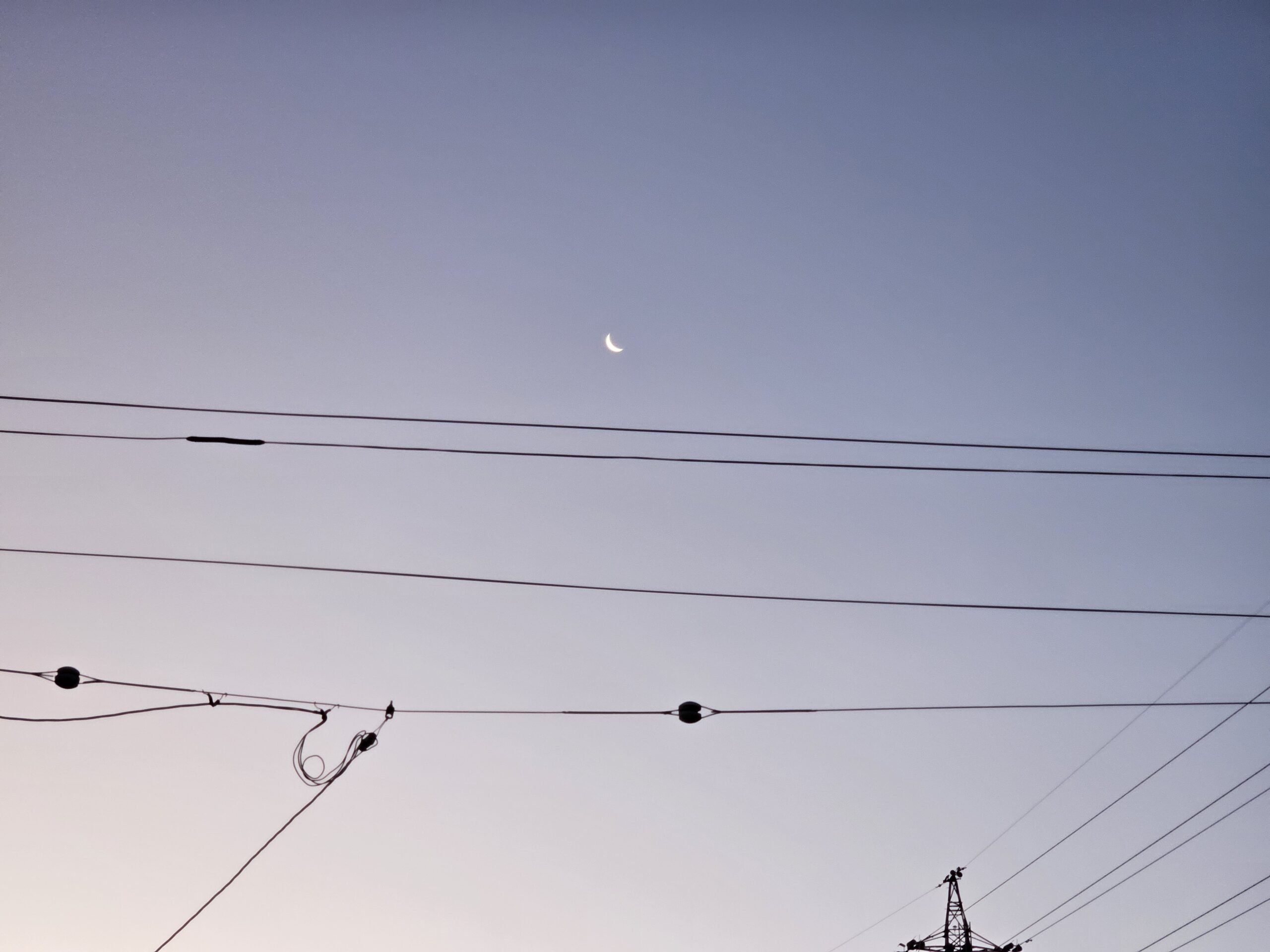 時明かりの三日月_12月（2025年12月）