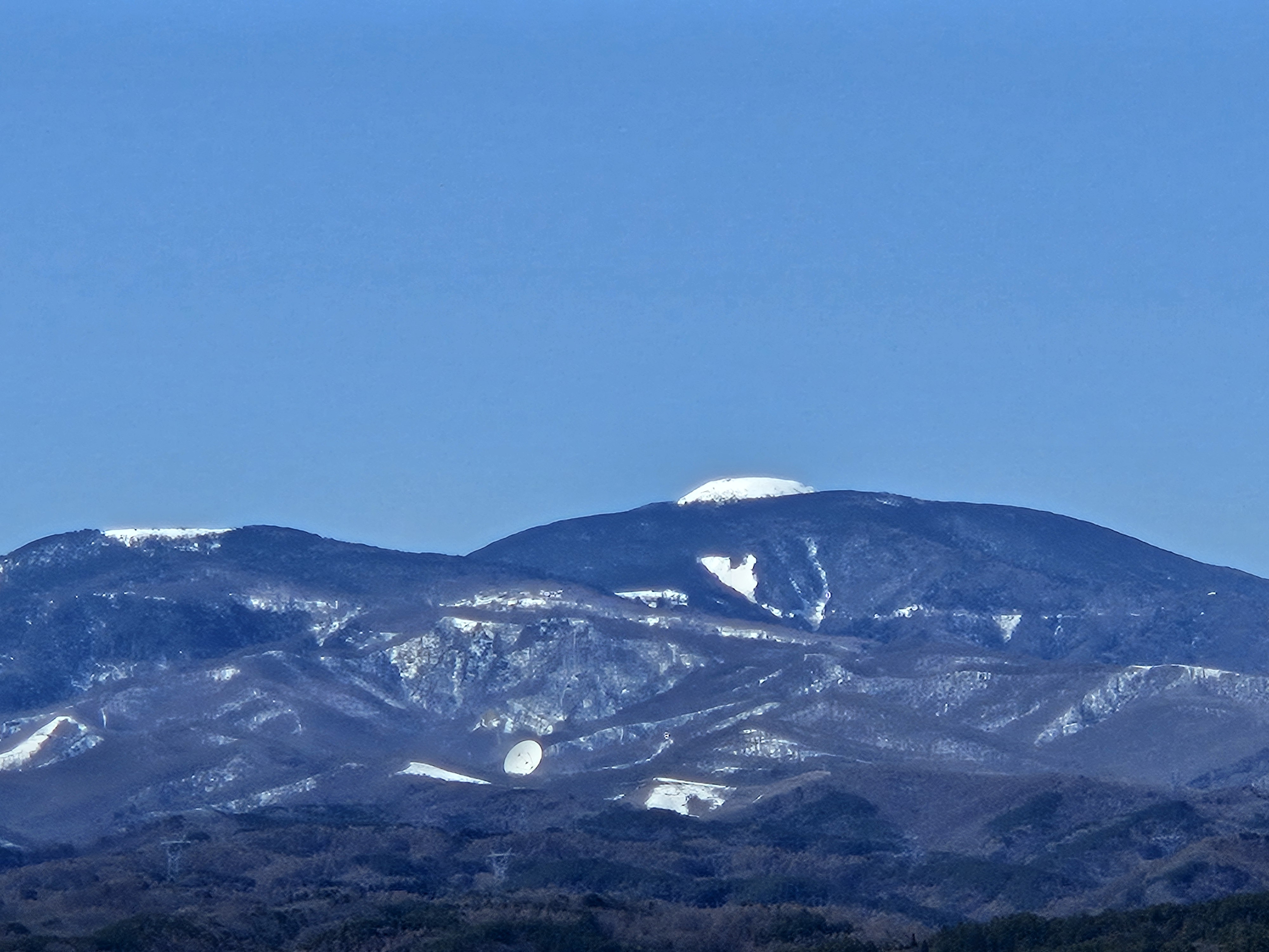 高さ2,500mの「大福」（2026年3月）